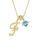 Alphabet Necklace – Dainty Luxe 26‑Letter Pendant for Girls - Luxxella