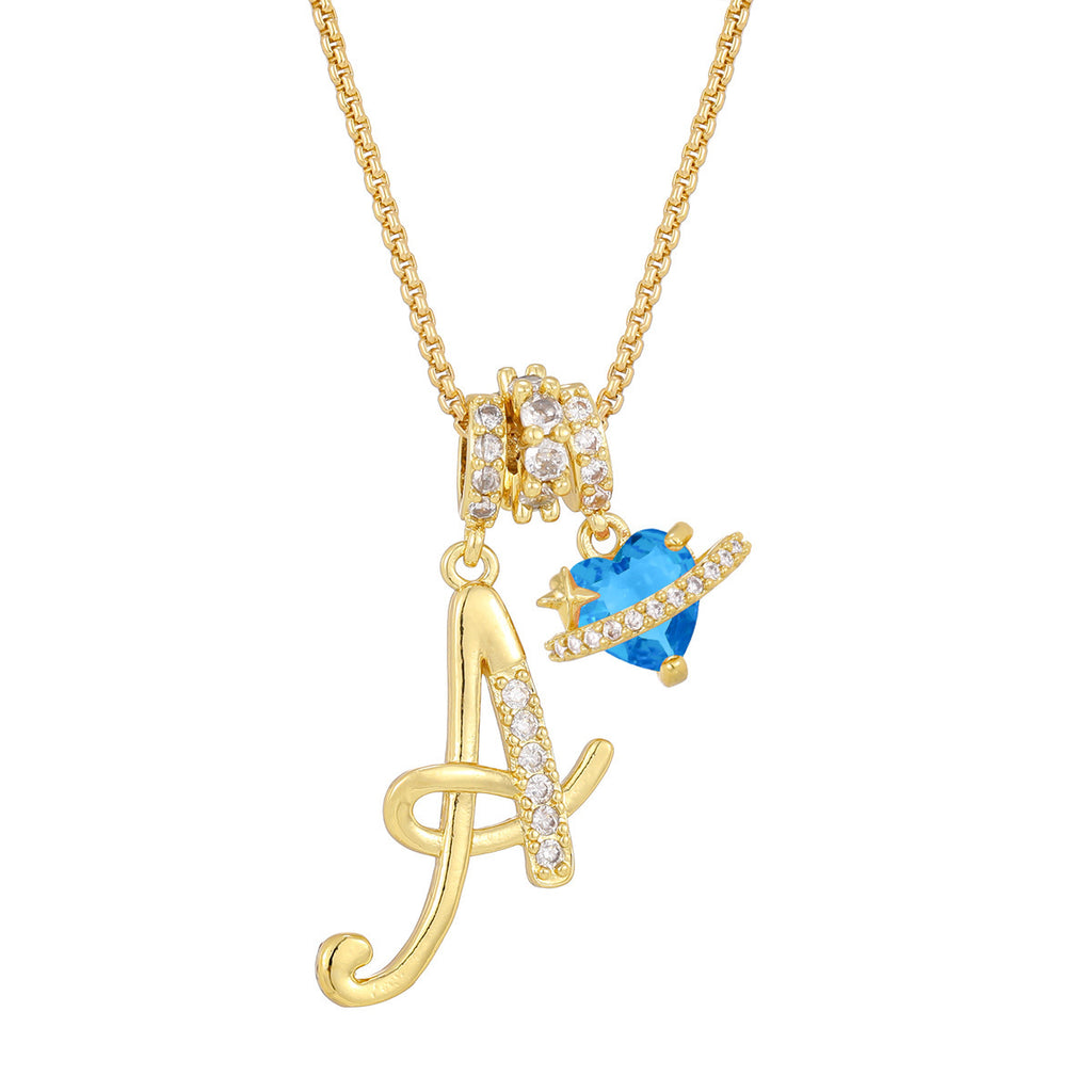 Alphabet Necklace – Dainty Luxe 26‑Letter Pendant for Girls - Luxxella