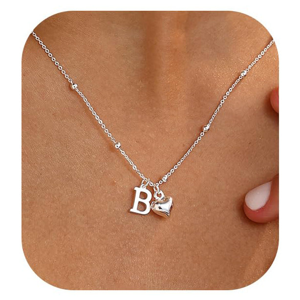 Cool-Girl Style Heart Pendant Necklace - Luxxella