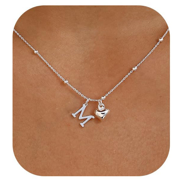 Cool-Girl Style Heart Pendant Necklace - Luxxella