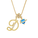 Alphabet Necklace – Dainty Luxe 26‑Letter Pendant for Girls - Luxxella