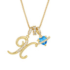 Alphabet Necklace – Dainty Luxe 26‑Letter Pendant for Girls - Luxxella
