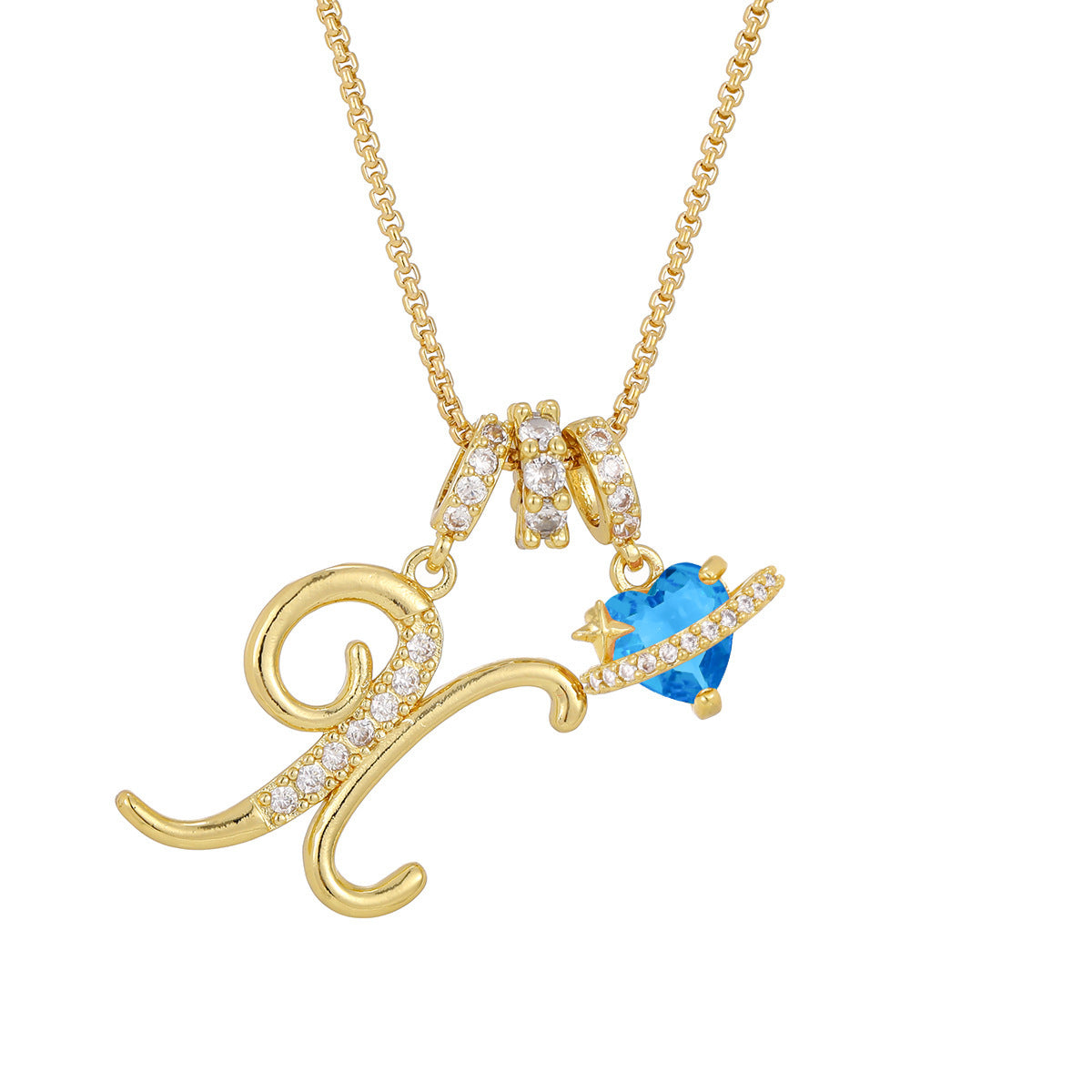 Alphabet Necklace – Dainty Luxe 26‑Letter Pendant for Girls - Luxxella