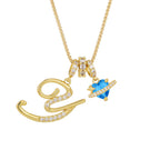 Alphabet Necklace – Dainty Luxe 26‑Letter Pendant for Girls - Luxxella