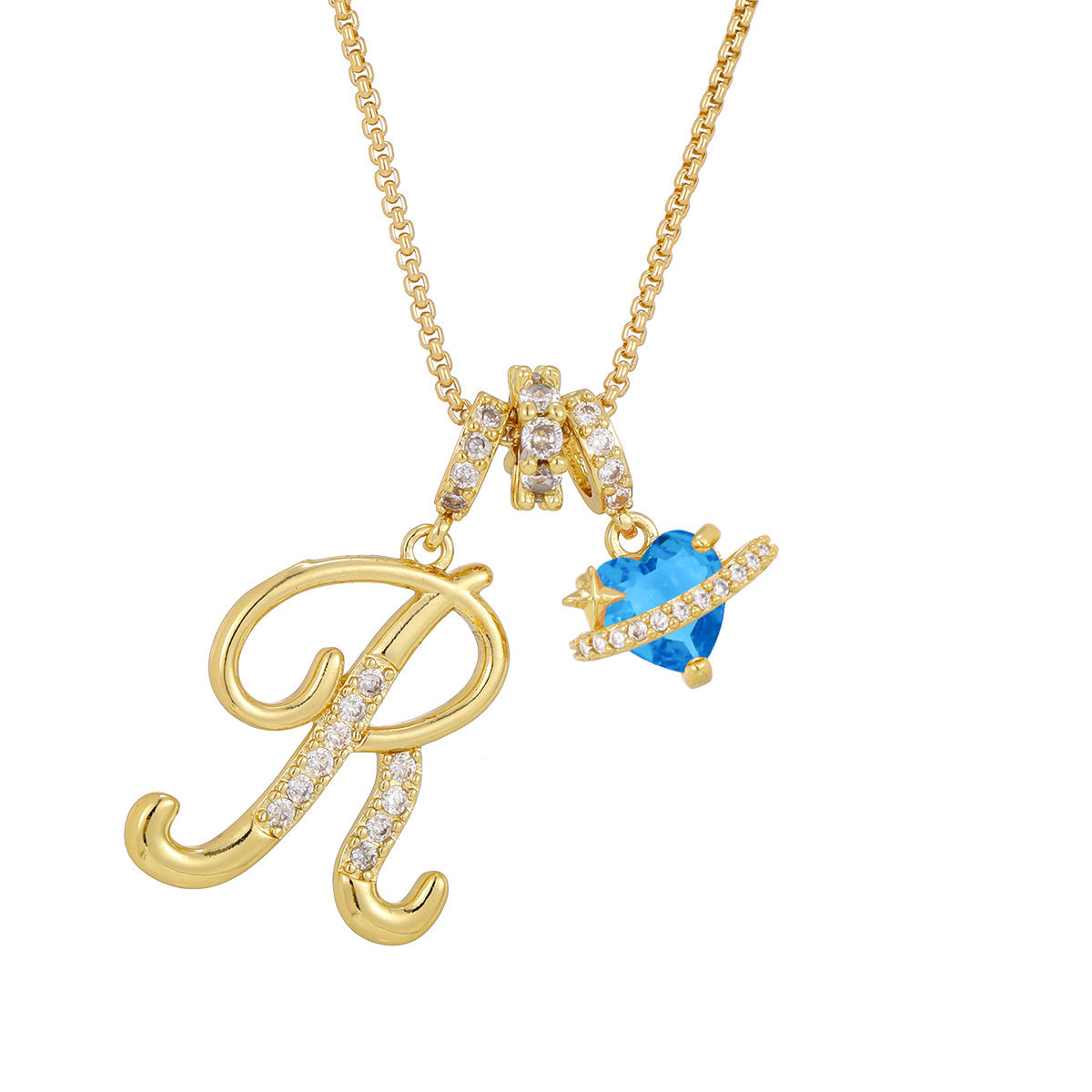 Alphabet Necklace – Dainty Luxe 26‑Letter Pendant for Girls - Luxxella