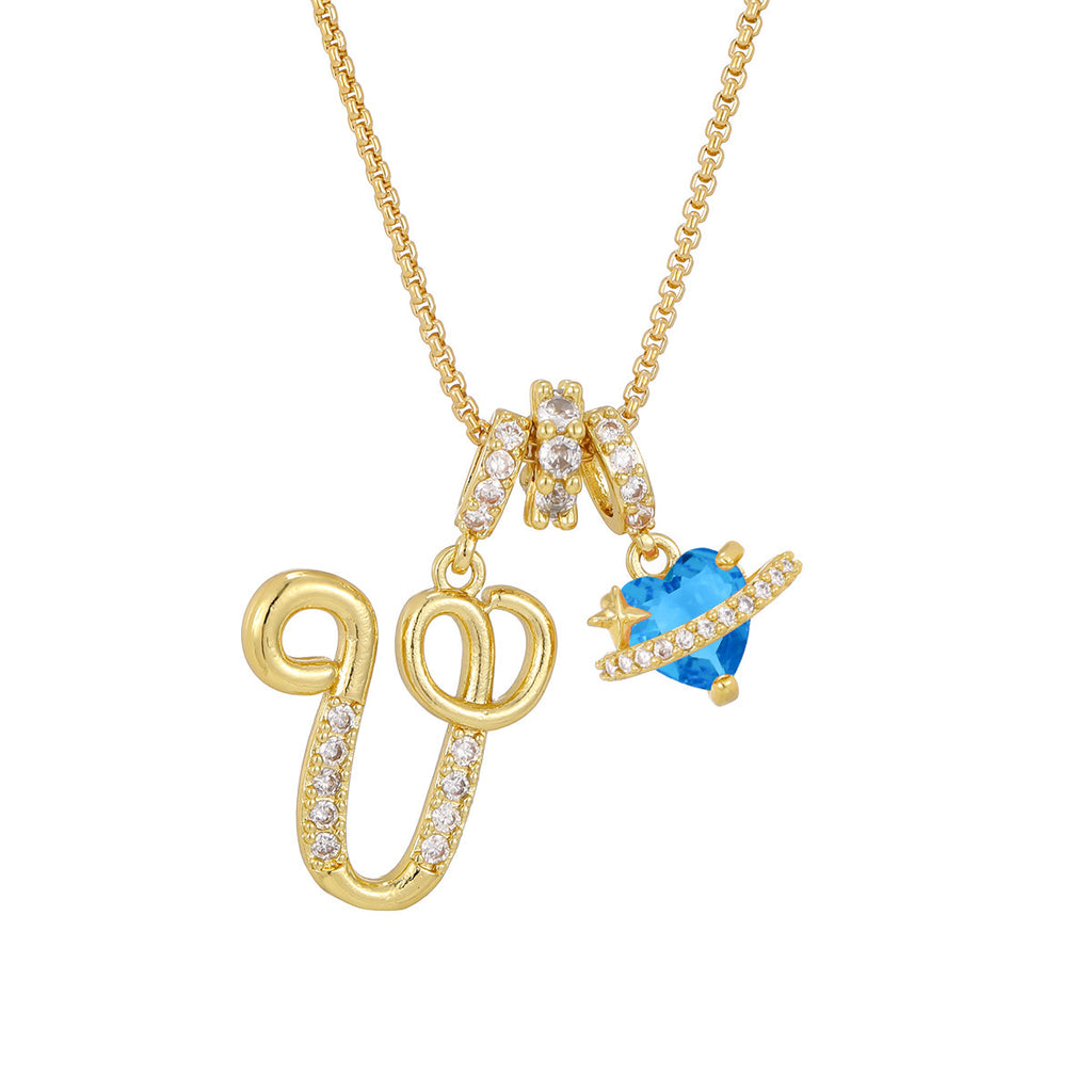 Alphabet Necklace – Dainty Luxe 26‑Letter Pendant for Girls - Luxxella