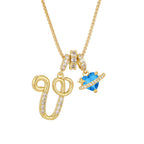Alphabet Necklace – Dainty Luxe 26‑Letter Pendant for Girls - Luxxella