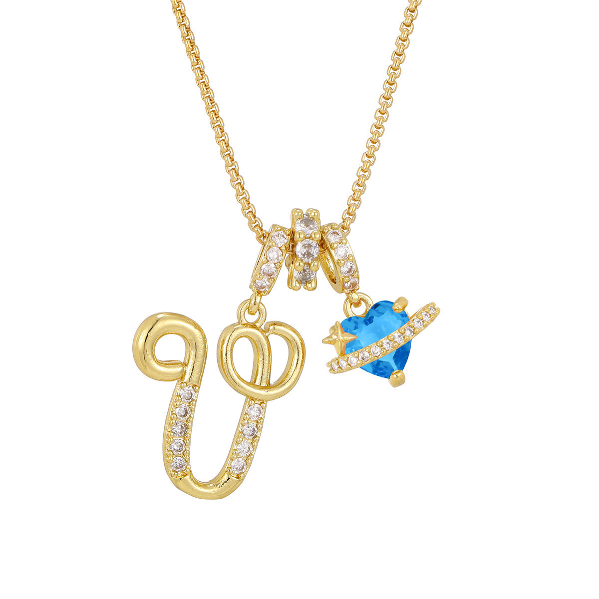 Alphabet Necklace – Dainty Luxe 26‑Letter Pendant for Girls - Luxxella