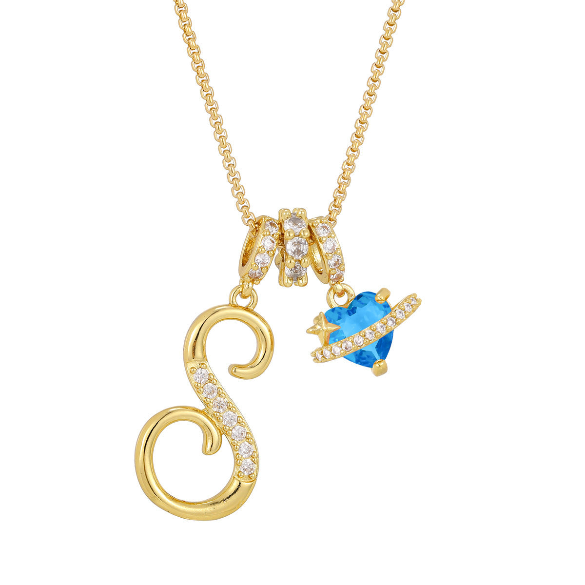 Alphabet Necklace – Dainty Luxe 26‑Letter Pendant for Girls - Luxxella