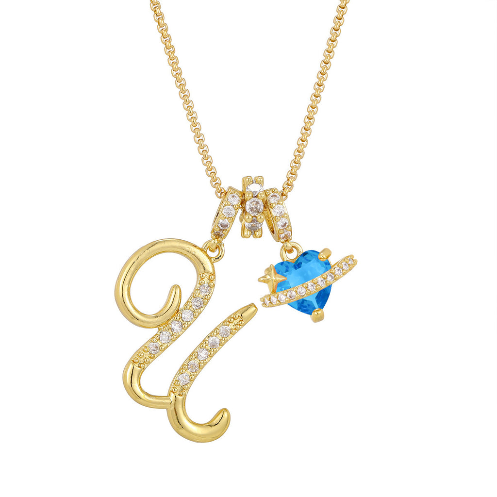 Alphabet Necklace – Dainty Luxe 26‑Letter Pendant for Girls - Luxxella