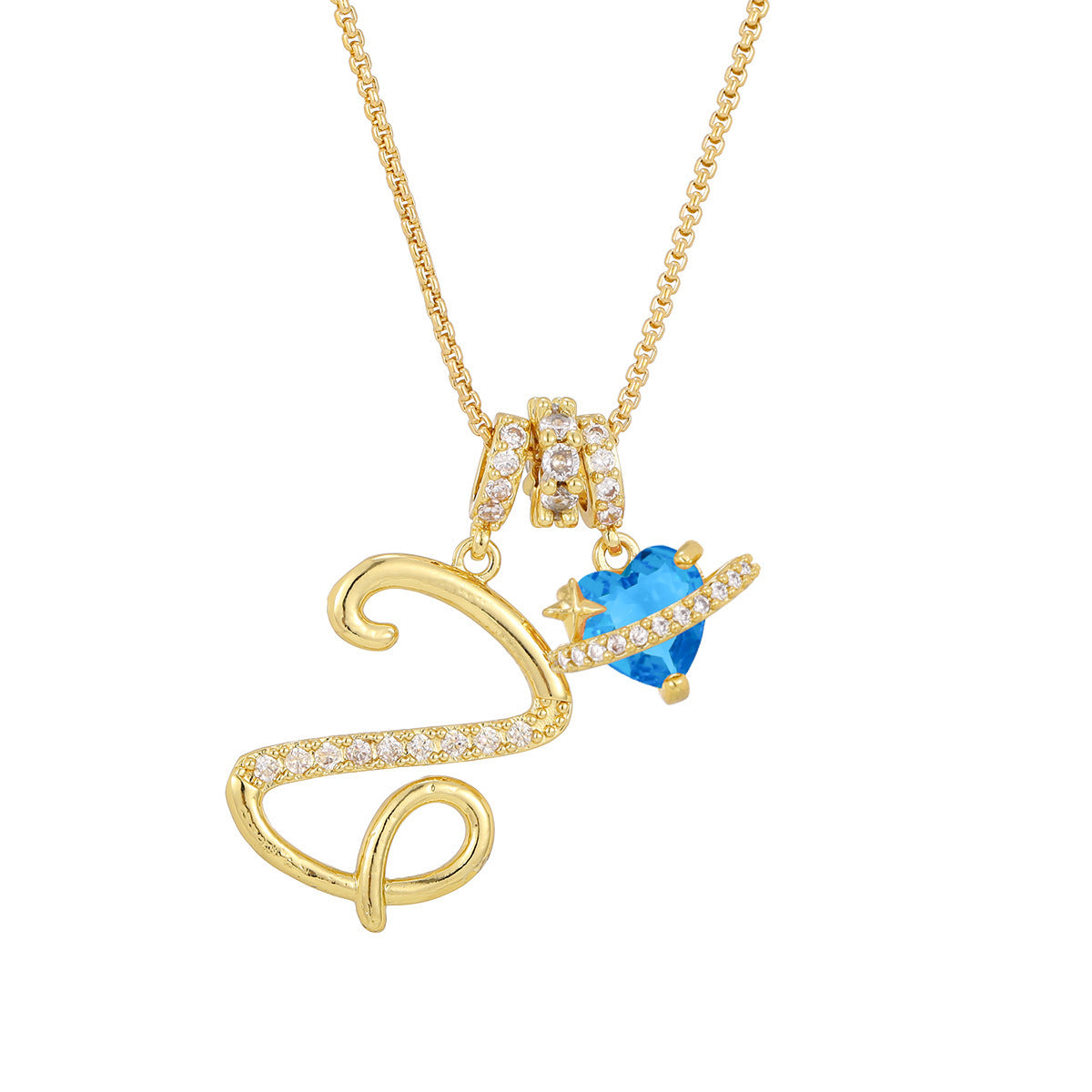 Alphabet Necklace – Dainty Luxe 26‑Letter Pendant for Girls - Luxxella
