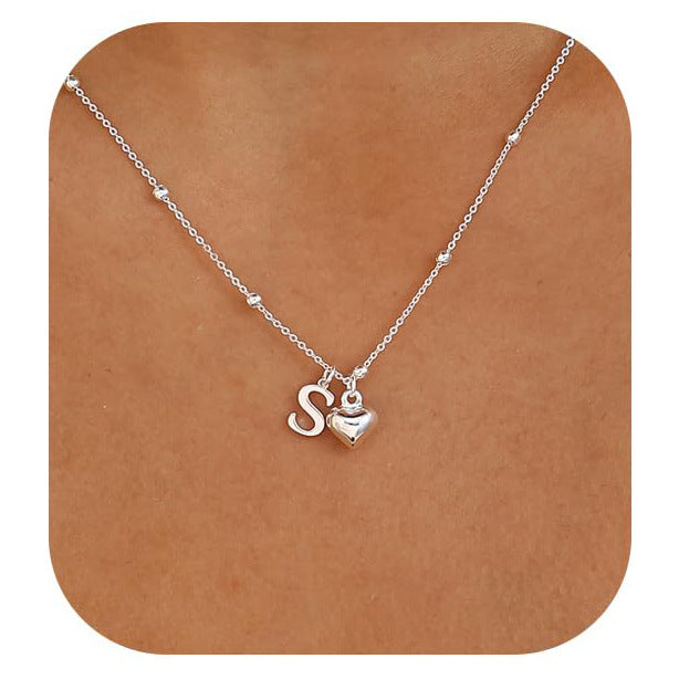 Cool-Girl Style Heart Pendant Necklace - Luxxella