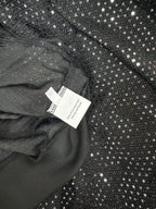Women's Rhinestone Embellished Sweatshirt & Jogger Set — Glitter Two-Piece Lounge Tracksuit