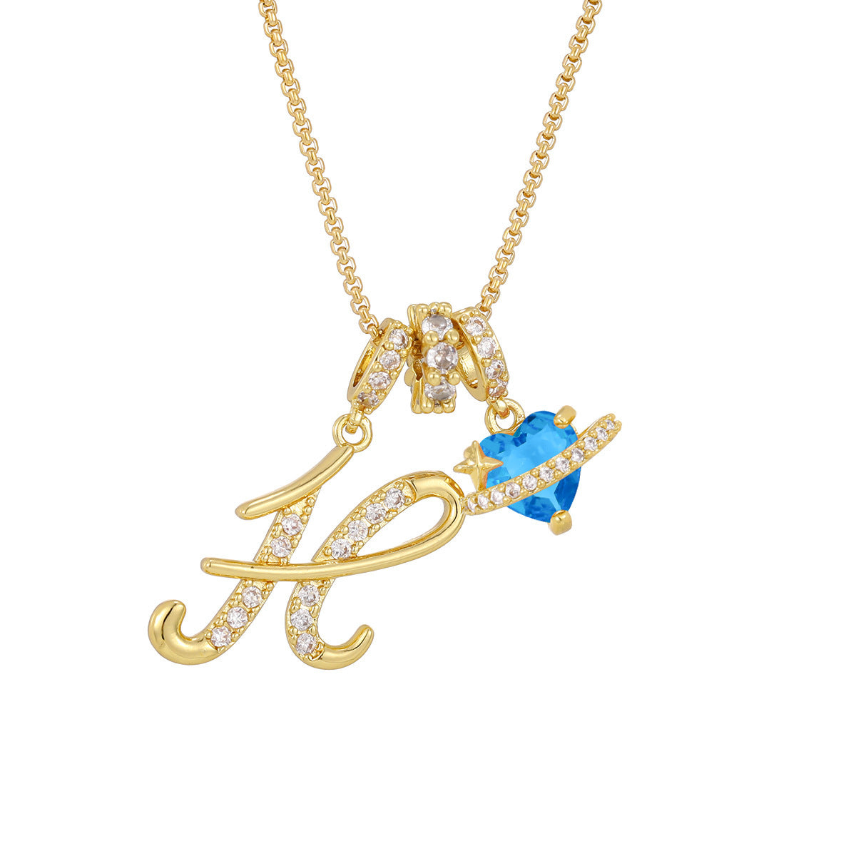 Alphabet Necklace – Dainty Luxe 26‑Letter Pendant for Girls - Luxxella