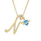 Alphabet Necklace – Dainty Luxe 26‑Letter Pendant for Girls - Luxxella