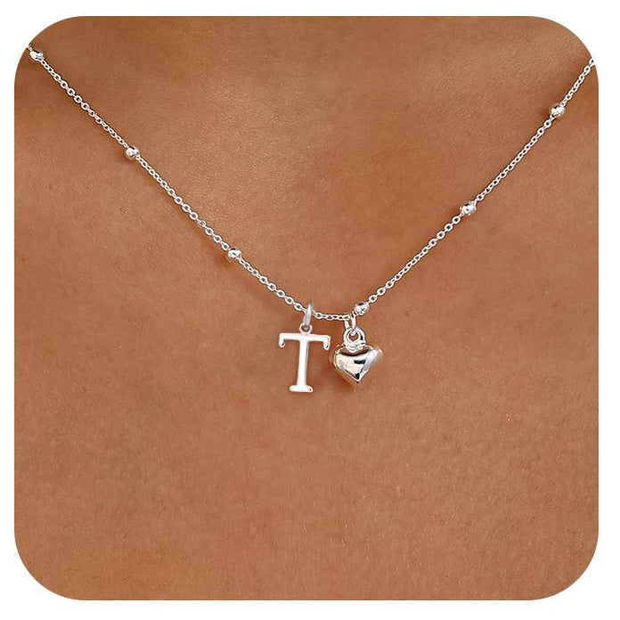 Cool-Girl Style Heart Pendant Necklace - Luxxella