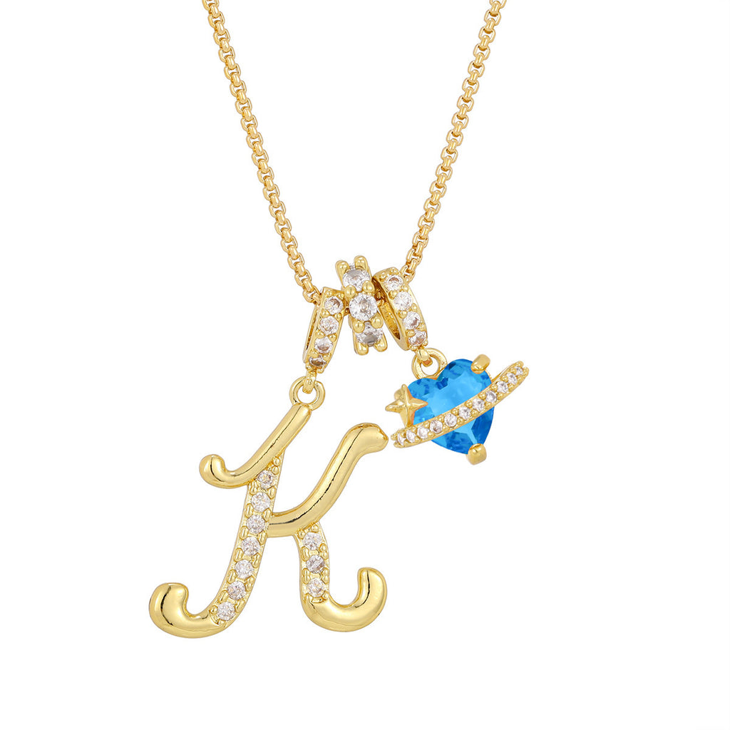 Alphabet Necklace – Dainty Luxe 26‑Letter Pendant for Girls - Luxxella