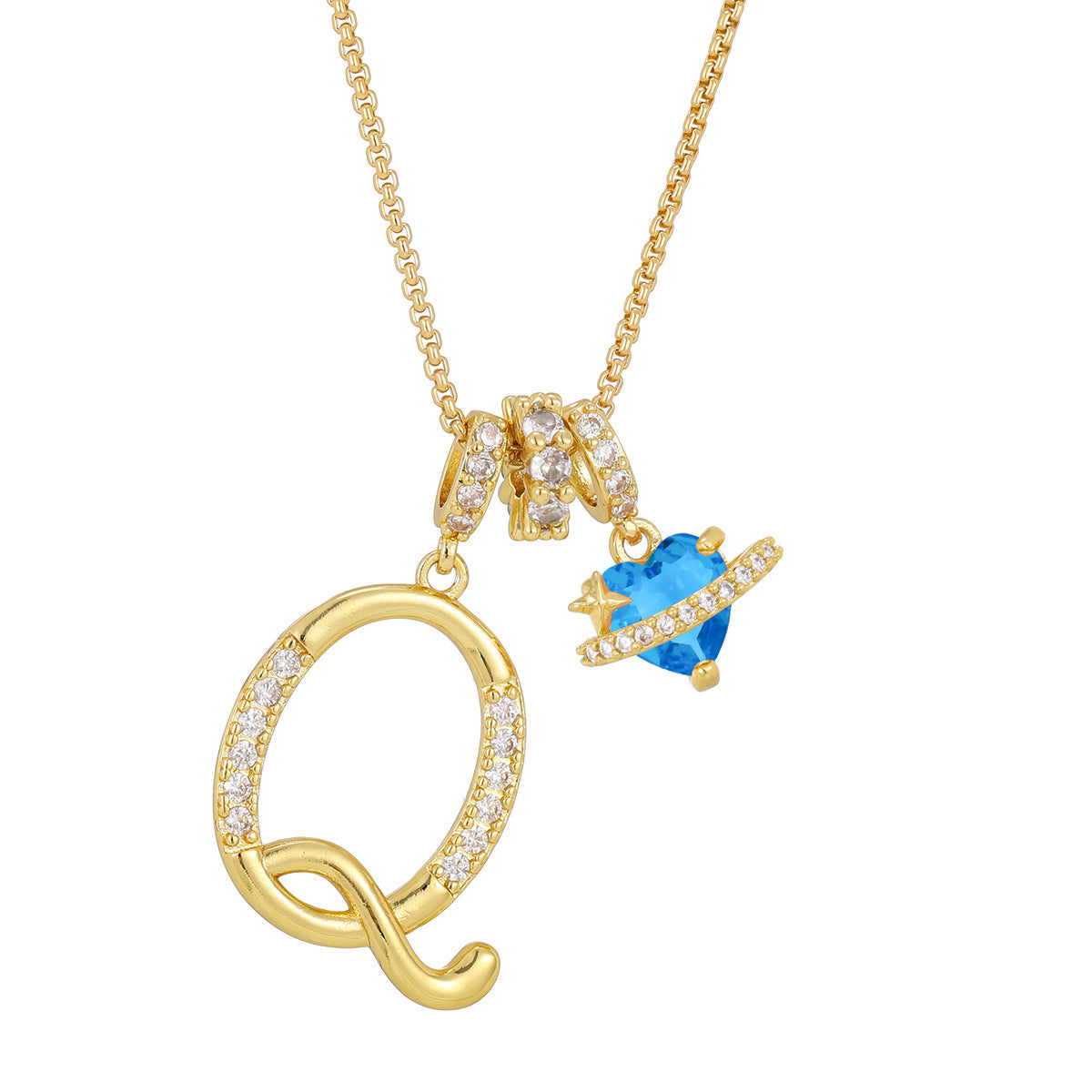 Alphabet Necklace – Dainty Luxe 26‑Letter Pendant for Girls - Luxxella