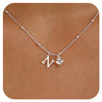 Cool-Girl Style Heart Pendant Necklace - Luxxella