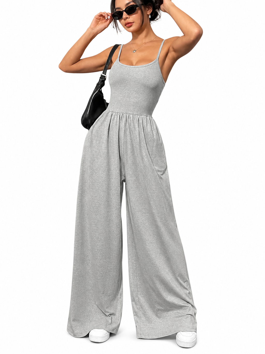 Sling Jumpsuit – Casual One‑Piece Romper - Luxxella