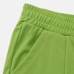 2-Piece Summer Lounge Set – Cap Sleeve Crop Top and High Waisted Drawstring Shorts - Luxxella