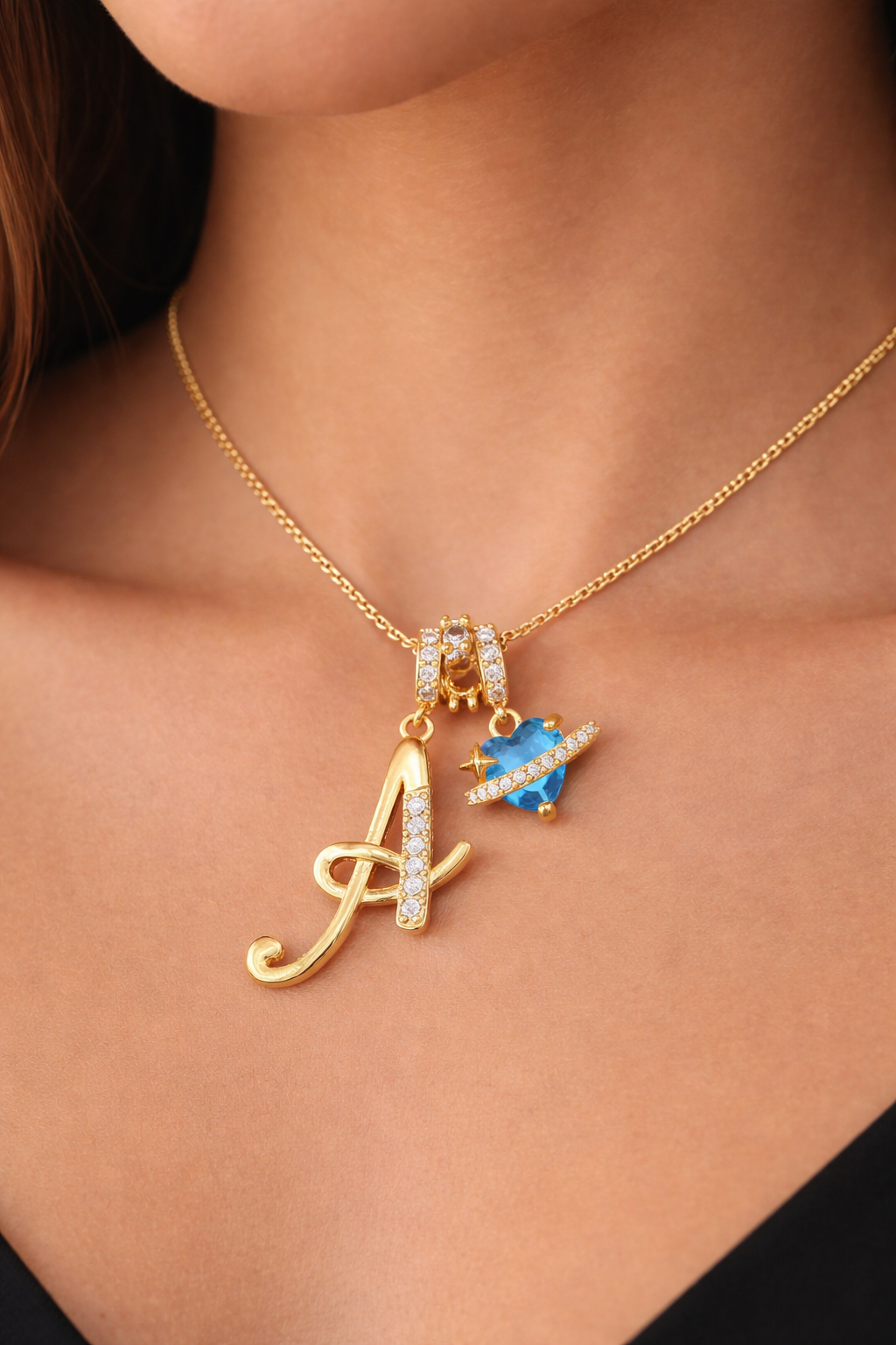 Alphabet Necklace – Dainty Luxe 26‑Letter Pendant for Girls - Luxxella