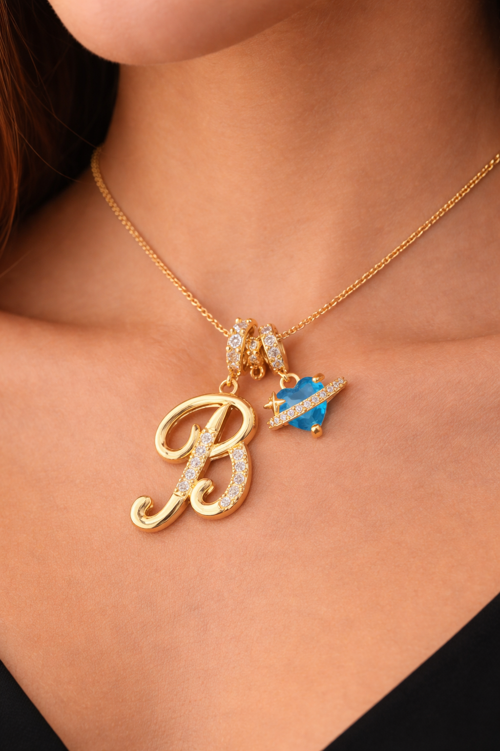 Alphabet Necklace – Dainty Luxe 26‑Letter Pendant for Girls - Luxxella