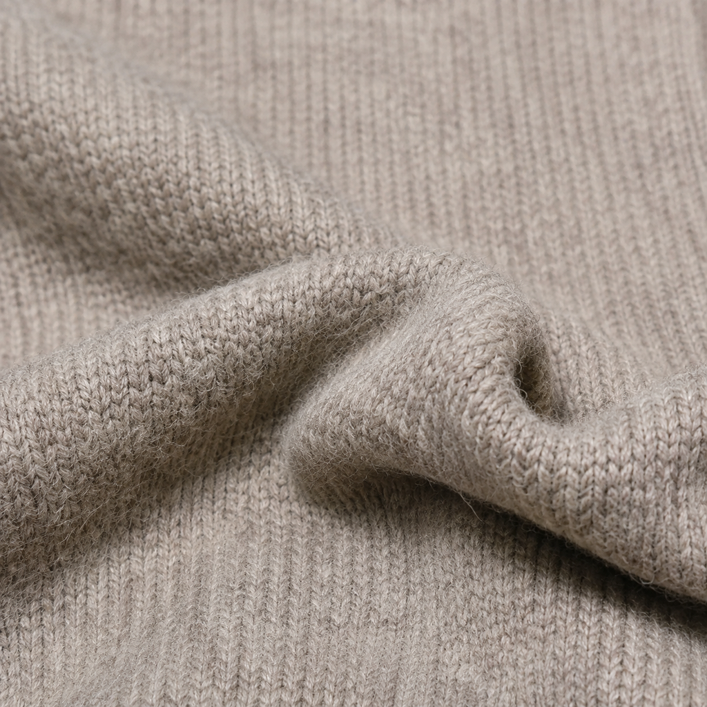 Women's Wool Oversized Button-Up Cardigan - Autumn Winter Marled Knit Relaxed Sweater - Luxxella
