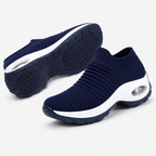 Orthopedic Walking Shoes Slip On Mesh Air Cushion Sneakers with Arch Support for Plantar Fasciitis