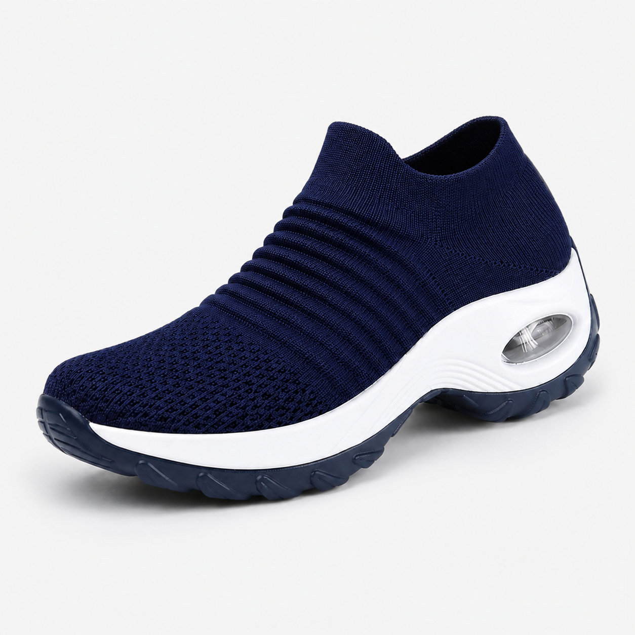 Orthopedic Walking Shoes Slip On Mesh Air Cushion Sneakers with Arch Support for Plantar Fasciitis