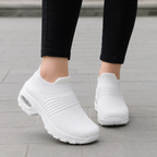 Orthopedic Walking Shoes Slip On Mesh Air Cushion Sneakers with Arch Support for Plantar Fasciitis