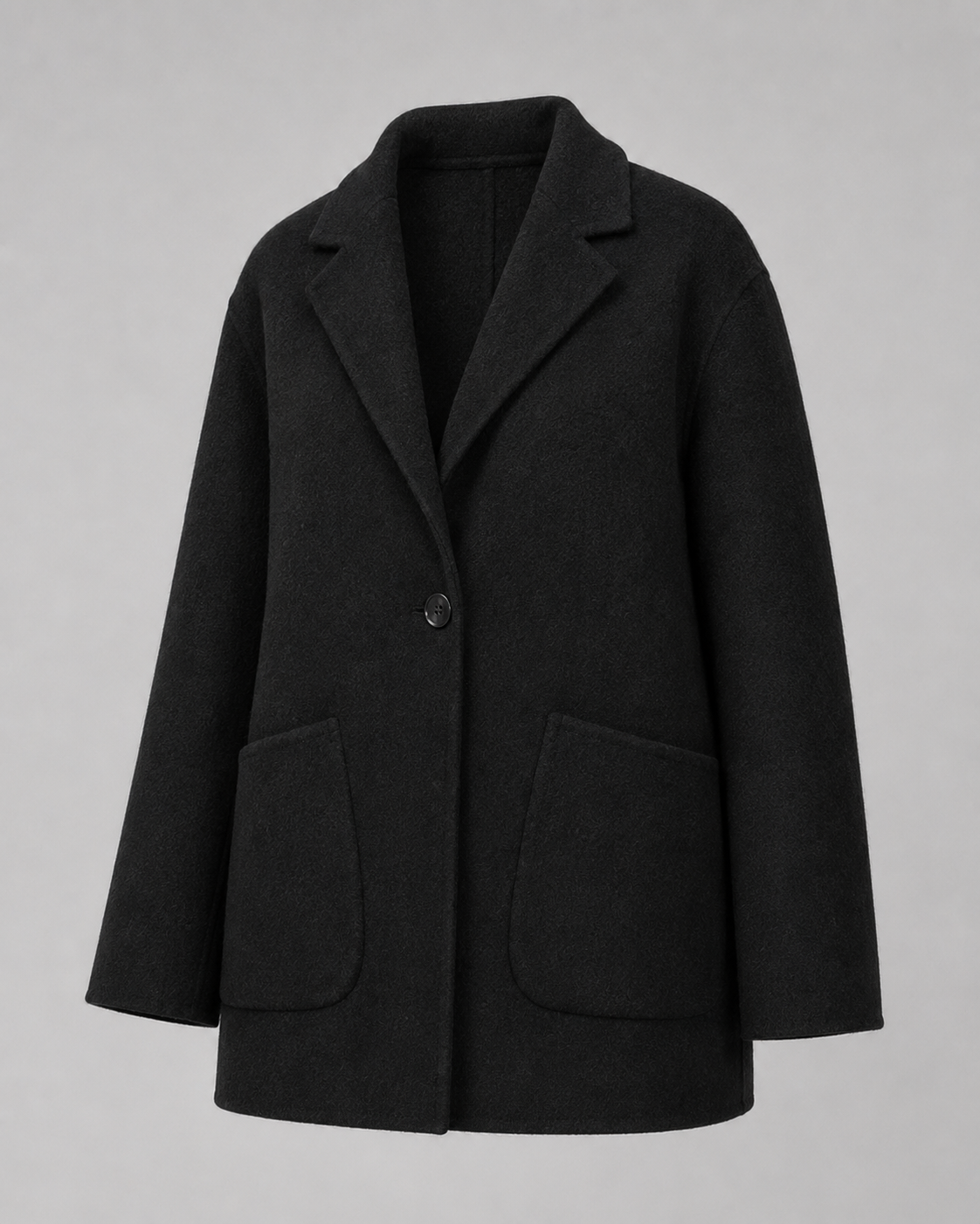 Women’s Premium Pure Wool Short Coat - Autumn Winter Tailored Blazer Jacket - Luxxella