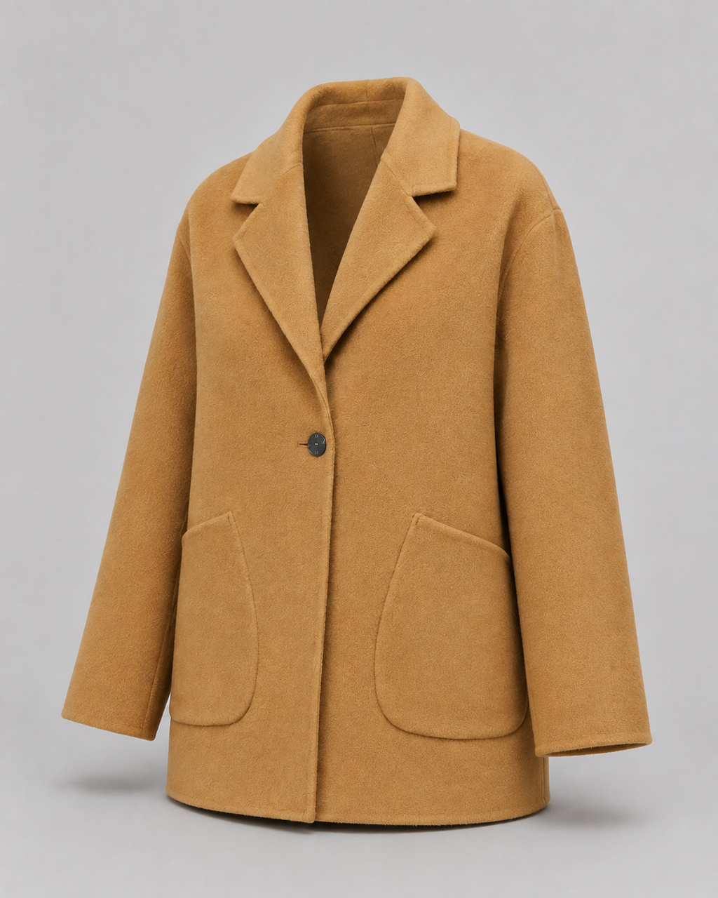 Women’s Premium Pure Wool Short Coat - Autumn Winter Tailored Blazer Jacket - Luxxella
