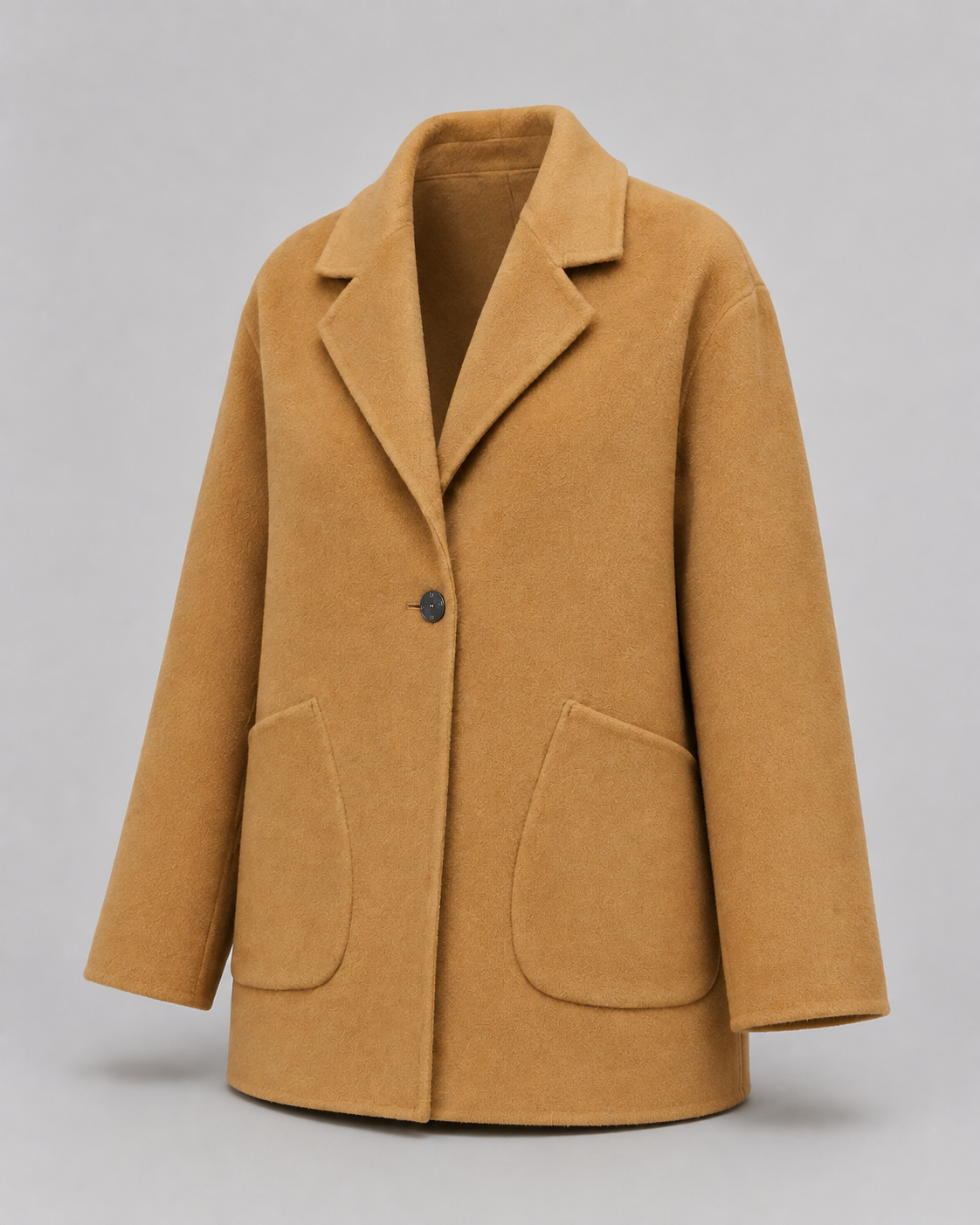 Women’s Premium Pure Wool Short Coat - Autumn Winter Tailored Blazer Jacket - Luxxella