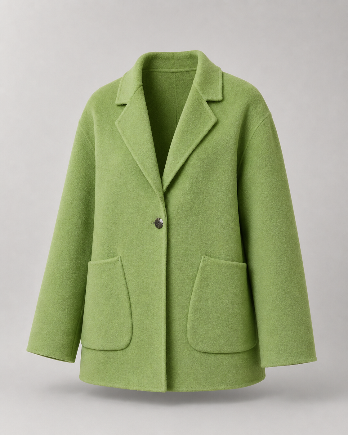 Women’s Premium Pure Wool Short Coat - Autumn Winter Tailored Blazer Jacket - Luxxella