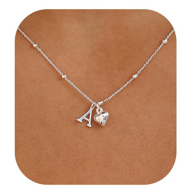 Cool-Girl Style Heart Pendant Necklace - Luxxella