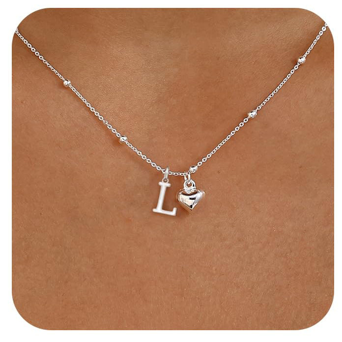 Cool-Girl Style Heart Pendant Necklace - Luxxella