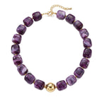 Bohemian-style Resin Bead Necklace