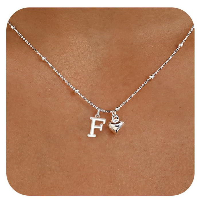Cool-Girl Style Heart Pendant Necklace - Luxxella