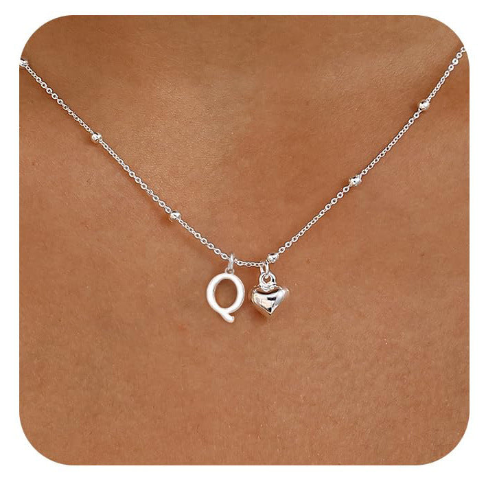 Cool-Girl Style Heart Pendant Necklace - Luxxella