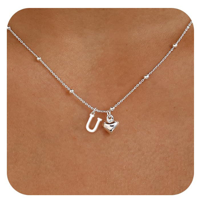 Cool-Girl Style Heart Pendant Necklace - Luxxella