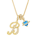 Alphabet Necklace – Dainty Luxe 26‑Letter Pendant for Girls - Luxxella