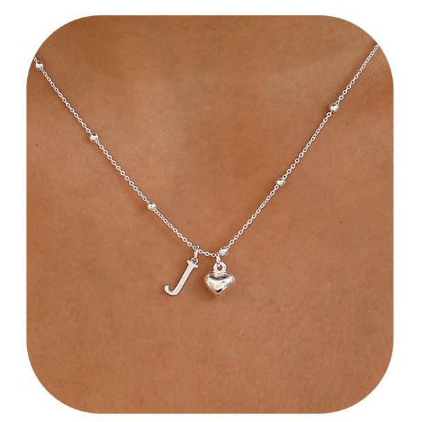 Cool-Girl Style Heart Pendant Necklace - Luxxella
