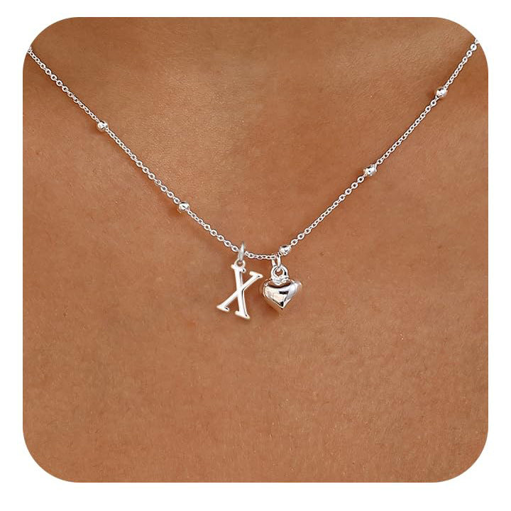 Cool-Girl Style Heart Pendant Necklace - Luxxella