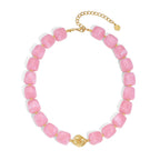 Bohemian-style Resin Bead Necklace