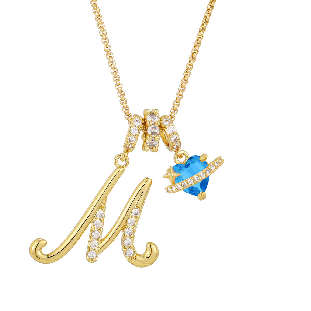 Alphabet Necklace – Dainty Luxe 26‑Letter Pendant for Girls - Luxxella