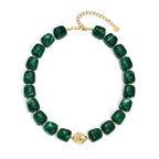 Bohemian-style Resin Bead Necklace