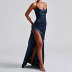 Lara Maxi Dress – Backless Summer Slit Dress